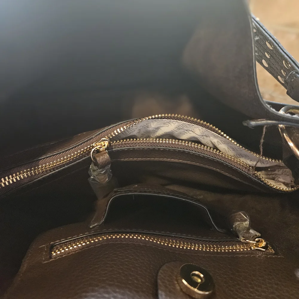 Steve Madden Brown Leather Hobo Bag